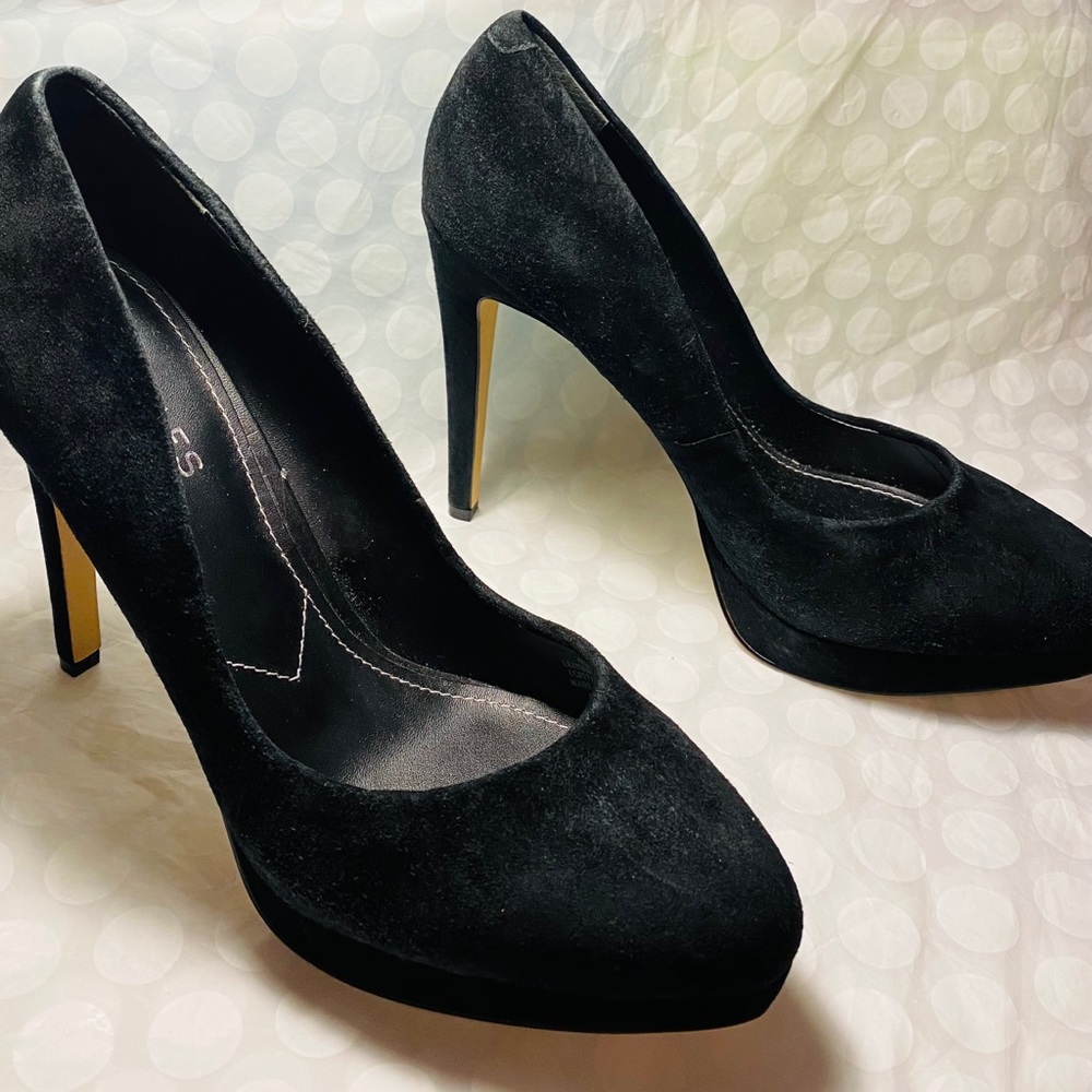 Charles David Suede Platform Heels